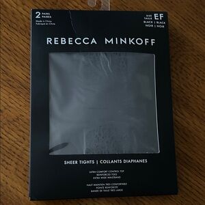 Rebecca Minkoff Black Sheer Tights
